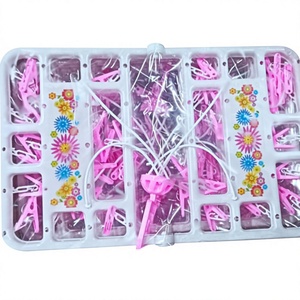 Heavy Duty 40 Clip Laundry Drying Hanger Large Capacity Clothes Airer for Socks Baby Clothes Underwear <b>Wardrobe</b> Storage - Product Image 1