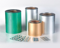 Feuille d'aluminium composite personnalisée rouleau de feuille d'aluminium alu pharmaceutique formage à froid