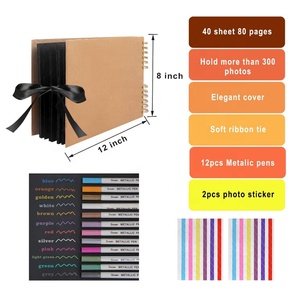 Venta al por mayor 80 páginas libro <span class=keywords><strong>de</strong></span> memoria 12x9 pulgadas A4 papel para manualidades DIY <span class=keywords><strong>álbum</strong></span>es <span class=keywords><strong>de</strong></span> fotos con Hada y estilos cruzados impresión Offset - Product Image 3