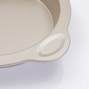 Molde Redondo para Pastel con Doble Asa, Color Champán, Apto para Horno - Product Image 2