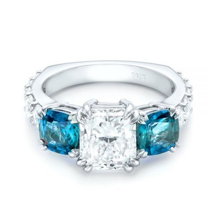 Anello da donna semplice ed elegante con zirconi, accessorio delicato per gioielli da festa o da tutti i giorni, idea regalo - Product Image 3