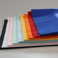 Tissu de doublure de poche à entoilage en polyester sur mesure léger en coton tissé uni pour les vestes et les sacs des filles