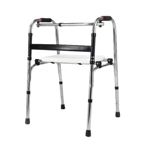 Stainless Steel Multi Functional <b>Walker</b> With Seat Height Adjustable Foldable For <b>Elderly</b> Rehabilitation - Product Image 5