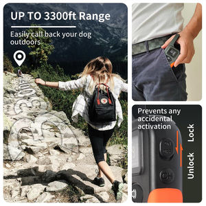 <span class=keywords><strong>Collar</strong></span> de entrenamiento para perros remoto sin golpes, rango de 3300 pies, resistente al agua, recargable, con vibración, Control de ladridos para perros pequeños y grandes, pitido - Product Image 4