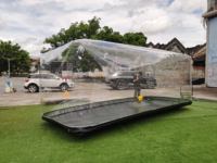 Tente de protection gonflable robuste pour voiture, imperméable et résistante aux UV, pour stationnement extérieur et pulvérisation de peinture