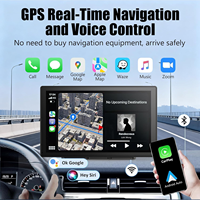 Pabrik OEM Logo Kustom Layar Pintar 9 Inci Wireless CarPlay Android Auto 4K Kamera Depan 1080P Kamera Belakang Lensa Ganda Produsen Dash Cam