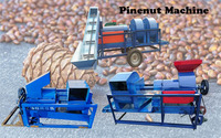 Petite machine à concasser les noix de pin bon marché machine à concasser les cônes de pin machine à craquer les cônes de pin prix