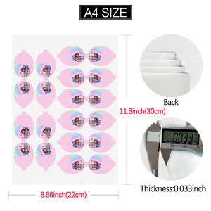 Lazo para el pelo de Gaby Cat Doll, de cuero sintético y vinilo, para lazos de pelo, festivales, joyería DIY, directo de fábrica - Product Image 3