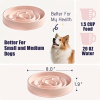 Bol à nourriture pour chien à alimentation lente, léger, pliable, puzzle, bol à lécher, nouveau design de labyrinthe personnalisé, en silicone pour chiens, arrondi