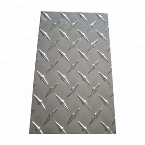 Tôle d'aluminium gaufrée à motif 5 barres série BIBO, largeur 1220 mm, tempérament O~H112, pour découpe et soudage - Product Image 4