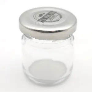 Mini pot rond de 40ml, pour confiture au miel, gelée, vente en gros, économique