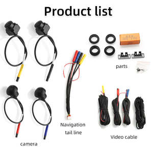 Los fabricantes suministran 1080p 3D panorámico 360 cámara de coche HD visión nocturna integrada sistema panorámico de ojo de pájaro impermeable - Product Image 3