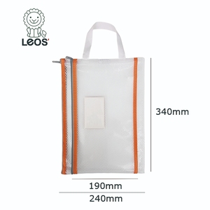 Bolsa con cremallera de malla impermeable EVA duradera con asa Organizador de documentos portátil para uso escolar o de oficina - Product Image 5