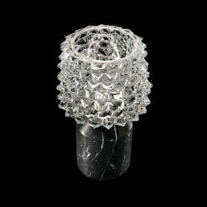 Barovier & Toso Crystal Marble Table Lamp Led E27 Switch Control 16x27cm For Living Room Bedroom Decor - Product Image 2