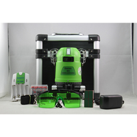 Capteur électronique portable à 8 lignes Niveau laser Nivellement automatique Laser vert Anti-vibration Anti-poussière
