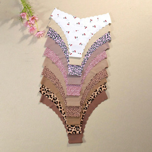 Culotte Triangle Taille Moyenne Imprimée pour <span class=keywords><strong>Femme</strong></span>, <span class=keywords><strong>Sans</strong></span> <span class=keywords><strong>Couture</strong></span> - Product Image 2