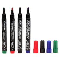 Gxin G-113B quatre couleurs Vente en gros usine marqueur permanent couleur vive séchage rapide alcool marqueur permanent stylo pour l'étude