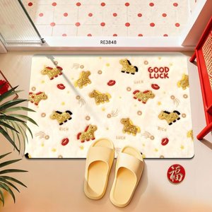 Yongjin <b>Door</b> Mat 38x58cm 48x78cm 58x88cm Waterproof Non Slip Diatomaceous Earth Floor Mat For Living Room Bedroom Kitchen - Product Image 1