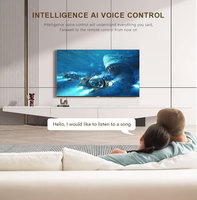 Téléviseur intelligent sans bordure 4K UHD de 55 pouces avec panneau A+ BOE/CSOT pour hôtel/maison moderne