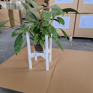 <b>Plant</b> Stand For Indoor Outdoor Use Solid Wood <b>Rectangle</b> Durable <b>Potted</b> <b>Plant</b> Holder Floor Standing With Customizable Color And - Product Image 4