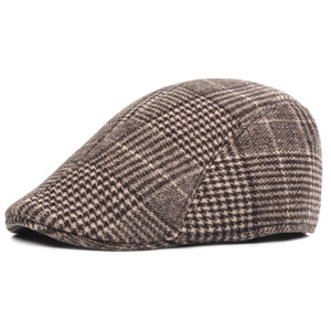 <span class=keywords><strong>Béret</strong></span> hommes <span class=keywords><strong>casquette</strong></span> hiver chaud avant chapeau de plage pour les chapeaux d'âge moyen et âgés exportation de gros - Product Image 5