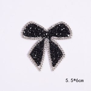 Nouvelles appliques en strass brillantes et colorées, à coller ou à repasser, en forme de nœud, pour la décoration des vêtements et des sacs - Product Image 3