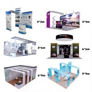 ชั้นวางสินค้าแบบพกพาสำหรับงานแสดงสินค้า ขนาด 10x10 10x20 20x20 - Product Image 1