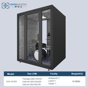 Đáng tin cậy chất lượng bền yên tâm âm thanh bằng chứng phòng trống phương tiện truyền thông phòng âm thanh cách âm Tấm vỏ cho phòng - Product Image 4