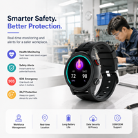 Reloj de Seguridad y Salud para Personas Mayores - 4G LTE, Rastreador GPS, Detección de Caídas y Monitor de SpO2