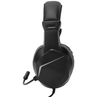 Produit tendance en gros Casque de jeu filaire Casque d'écoute en cuir PU avec microphone 2 en 1 antibruit pour ordinateur PC