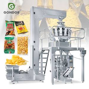Potato Chips Seal Form <b>Fill</b> Granule Vertical 100g to 1 Kg <b>Bean</b> Sprout <b>Filling</b> <b>Bag</b> Seal Packing Packaging Machine China - Product Image 1