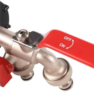Raccords de réservoir IBC à double tête S60X6 de 1/2 pouce, vanne de remplacement pour adaptateur de raccordement d'eau, robinet de réservoir IBC, raccord de tuyau de 1/2 pouce - Product Image 5