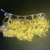 Guirlande lumineuse LED d'extérieur détachable IP44 220V 30W 300LED 600LED, hauteur 3M, largeur 2M, éclairage décoratif de Noël