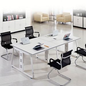 Muebles de oficina contemporáneos, mesa de tablero de madera, mesa de conferencia, escritorio para sala de reuniones - Product Image 5