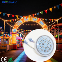 Lumières LED RGB programmables DC24V 60mm pour décorations de manèges, parcs à thème et grandes roues