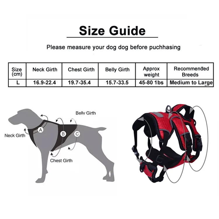 Reflective Leash Dog Breast Mesh Leash Medium Size Large Dog Reflective Mesh Pet Chain Walk Puppy Rope Collar Vest
