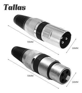 20 шт. 3 Pin XLR штекер 3 полюса XLR микрофон штекер Кабельный разъем 7 видов цветов - Product Image 4