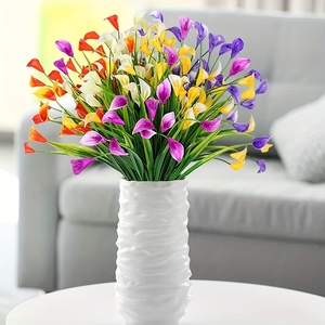 Artificial Calla Lily Home Decoration Ornaments Shooting Props Wedding Artificial Flowers 3D Printed Green <b>Plants</b> Wholesale - Product Image 2