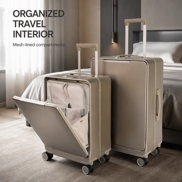 Wholesale New Advanced Custom Hard Shell Polycarbonate Trolley Case Rolling Travelling Carry on Luggage Bag