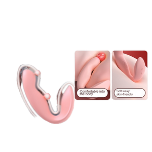 USB Có Thể Sạc Lại Kích Thích Phụ Nữ Tình Yêu Trứng Vibrator Hai Đầu Sucking Nhảy Trứng Đôi Vibrator Nhảy Trứng - Product Image 5