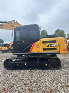 Mini-excavatrice SANY SY155C d'occasion 2022 avec moteur Kama, pompe hydraulique et cylindre Eaton, certifiée CE, matériel de construction - Product Image 4