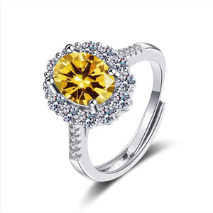 Nuovo Anello 'Cuore dell'Oceano' con Zaffiro e Gemme Colorate per Donne, Prezzo all'Ingrosso di Fabbrica - Product Image 5