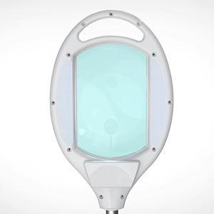 6.85"x4.25" 3 Diopter 100V/120V Telescopic Tube Magnifying Glass Light Flexible Gooseneck Reading Floor <b>Stand</b> Lamp - Product Image 4