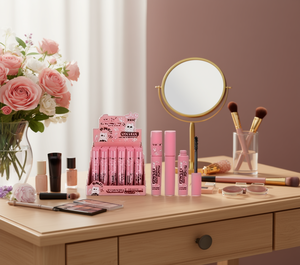Set da trucco Saniye M1084, kit regalo cosmetico con specchio, pennelli e strumenti di bellezza per donna - Product Image 2