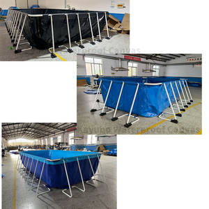 Piscina Infantil Portátil Keyubo de 10*5*1m - Piscina <span class=keywords><strong>con</strong></span> Marco de PVC Ligero, Fácil de Instalar en el Jardín y el Hogar - Product Image 4