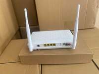 Xinsuhang F660 V6 ONU/ONT FTTH GPON 4 Port Ethernet + 1 Port TEL + 1 Port USB Wi-Fi 2.4GHz 300Mbps untuk Rumah & Kantor Garansi 1 Tahun
