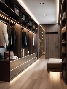 ที่วางแขนเสื้อแบบปรับแต่งได้สำหรับตู้เสื้อผ้าห้องนอนดีไซน์เฟอร์นิเจอร์จากประเทศจีน - Product Image 5