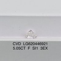 Certificat IGI 5.05CT F SI1 EX coupe en gros laboratoire créé diamant lâche HPHT CVD diamant cultivé en laboratoire pour bijoux