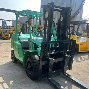 Montacargas Mitsubishi FD50 Usado de 5 Toneladas, 3 Toneladas, 2 Etapas, 3 Etapas, Fabricado en Japón, Buen Rendimiento, Diésel, Todoterreno - Product Image 1