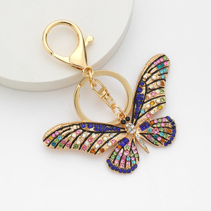 Llavero Premium con Cruz de Diamantes de Imitación de Dibujos Animados, Colgante Religioso Brillante con Perlas en Forma de Mariposa para Ministerios de Iglesia, Regalos de Fe - Product Image 6